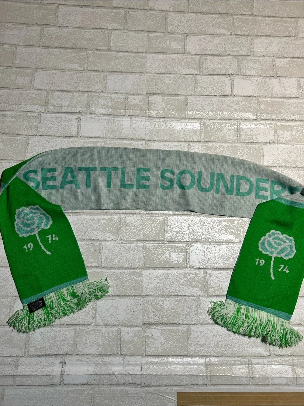 Seattle FC 'The Emerald City' Green & Gray Supporter Scarf